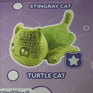 Rare Aphmau MeeMeow Turtle Cat Plush – New – Inner Bag Sealed
